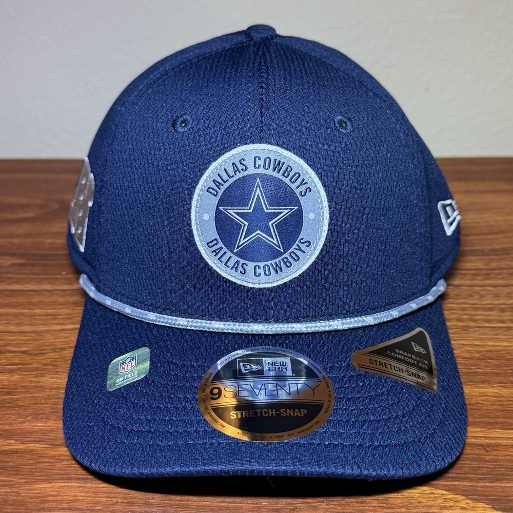 New Era Dallas Cowboys Sideline Stretch Rope Snapback Hat Cap 9SEVENTY NFL NEW